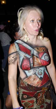 Body Painting 2007 photo - Duval Street, Key West